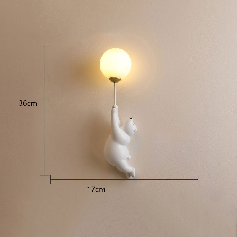 Belne Bear Balloon Wall Light