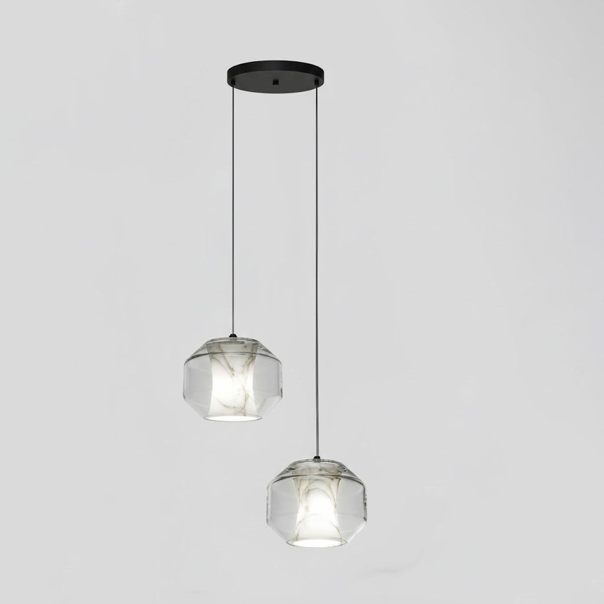Alabaster Glass Cylinder Pendant Light - Vakkerlight