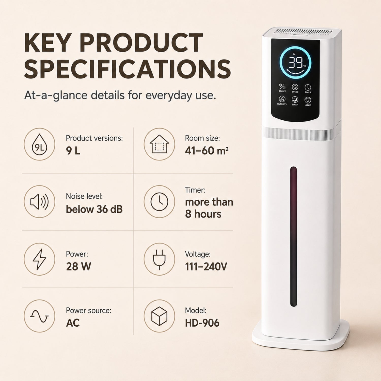 MERA - Ultrasonic Humidifier