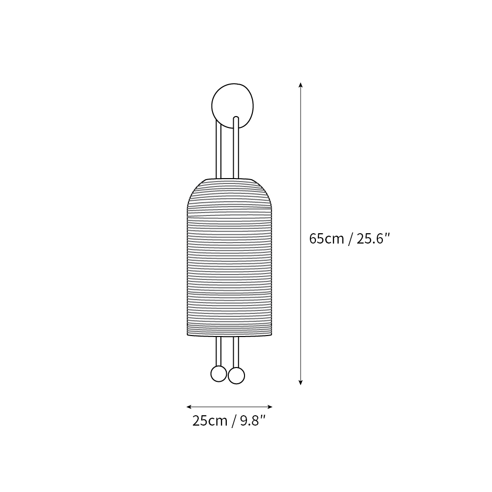 Sorave Ribbed Wall Light