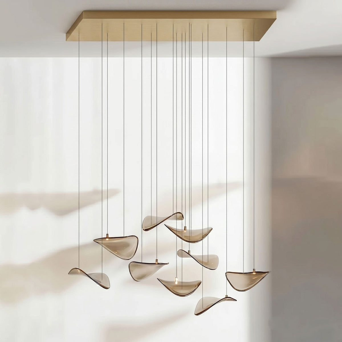 Wave Floating Leaf Chandelier - Vakkerlight