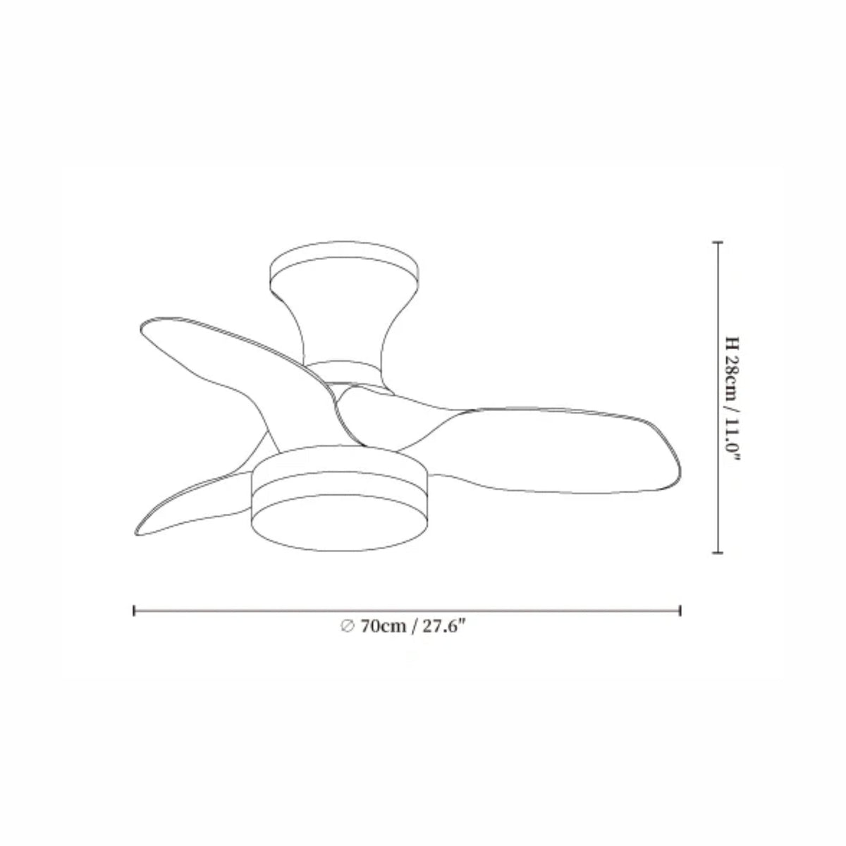Darma Ceiling Fan Light
