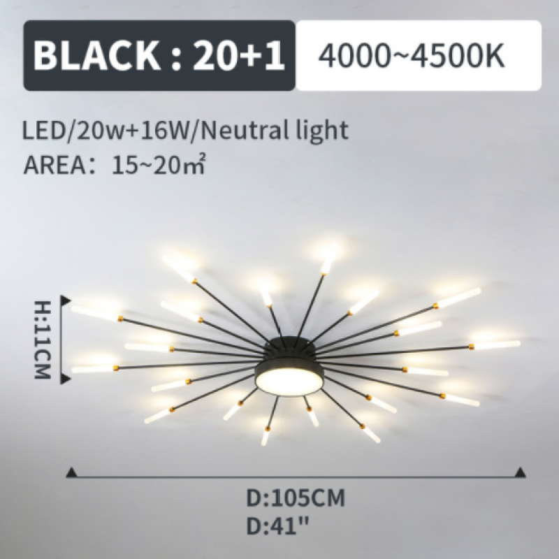Doveio Modern Ceiling Light
