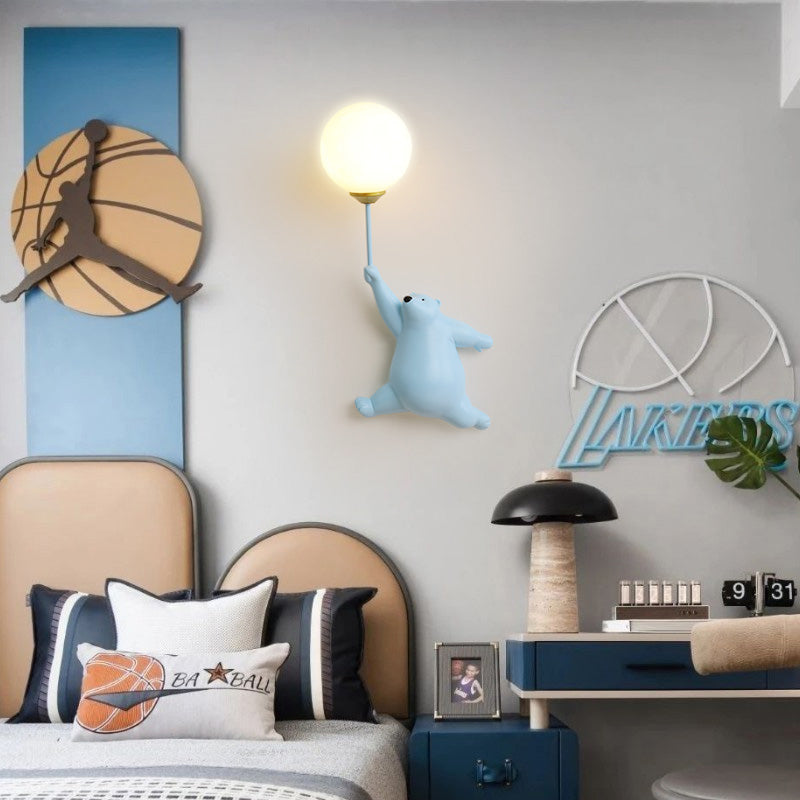 Belne Bear Balloon Wall Light