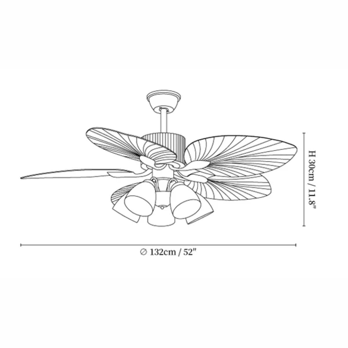 Jorlyn Ceiling Fan Light