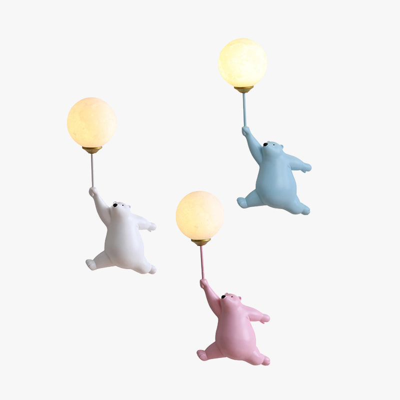 Belne Bear Balloon Wall Light