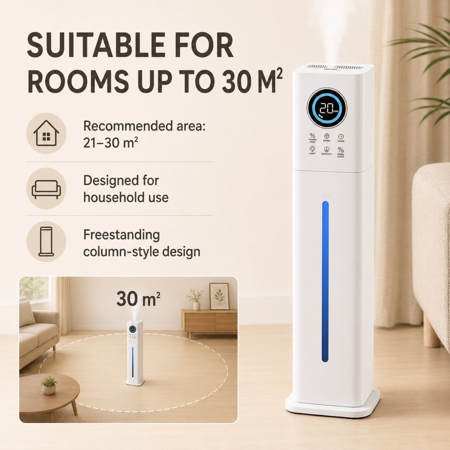AROA - Column Humidifier