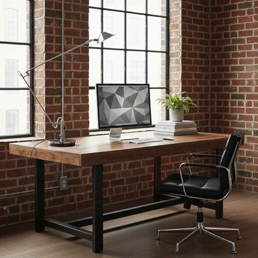 Adjustable Black Office Task Lamp – detail 5