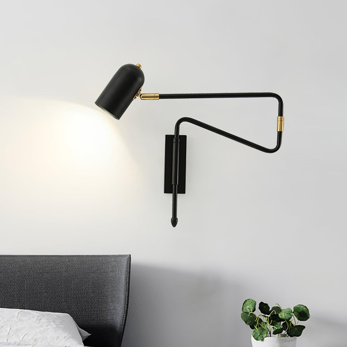 Adjustable Arm Reading Wall Lamp – detail 3