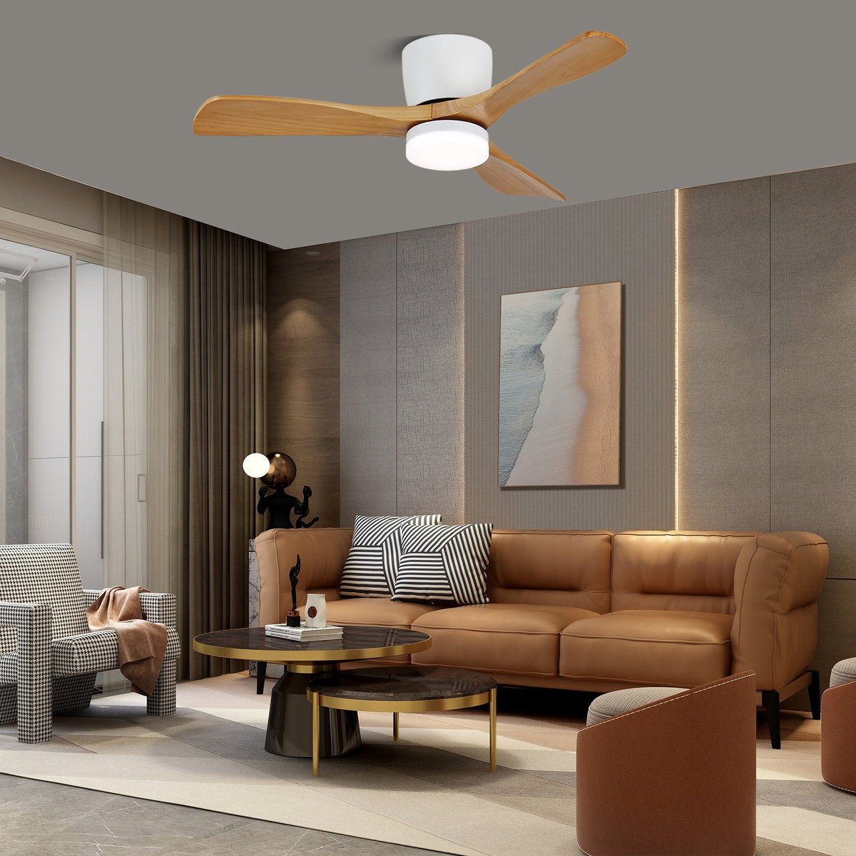 Aerodynamics 42"/52" Ceiling Fan Light – detail 6