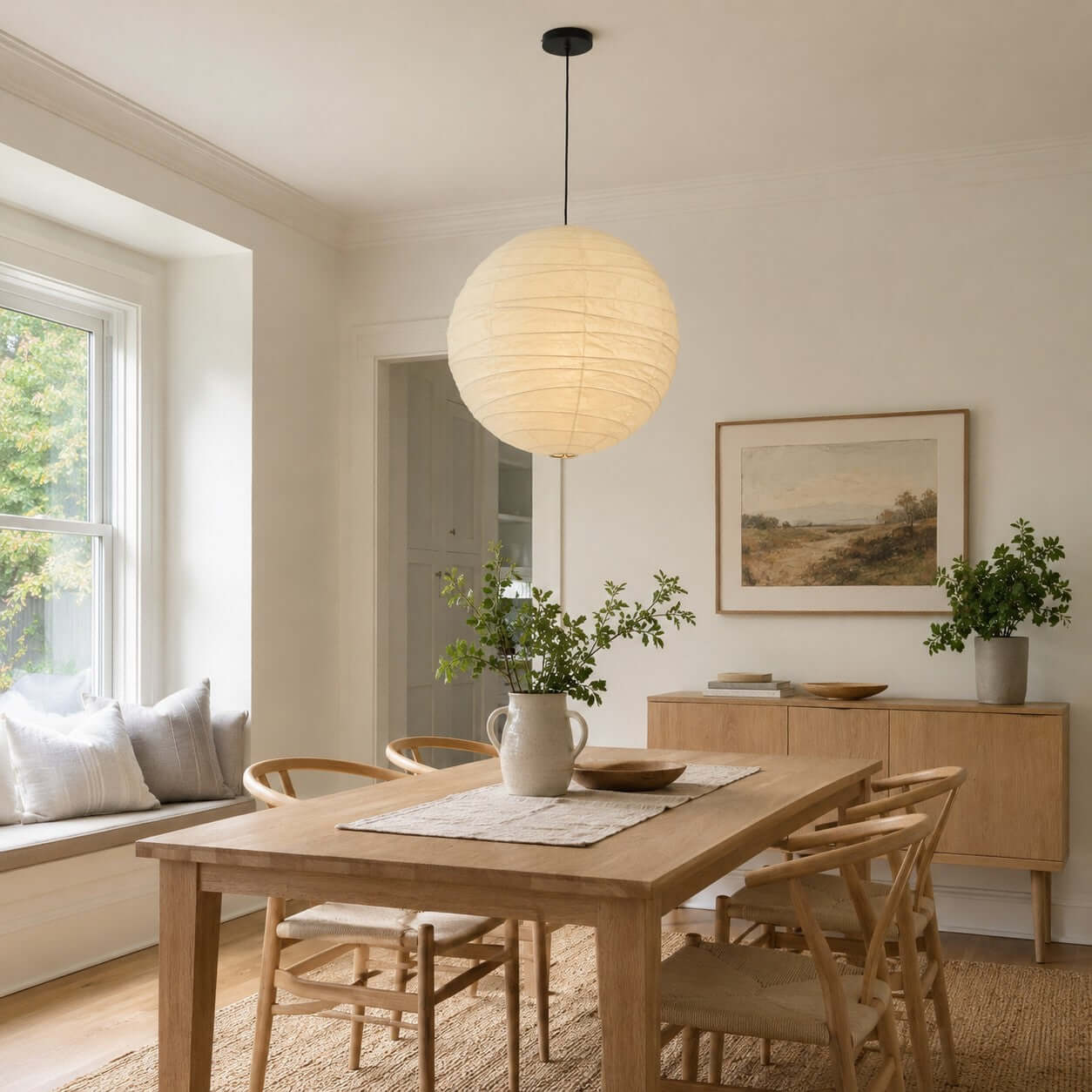 Bayleno Rice Paper Pendant Light