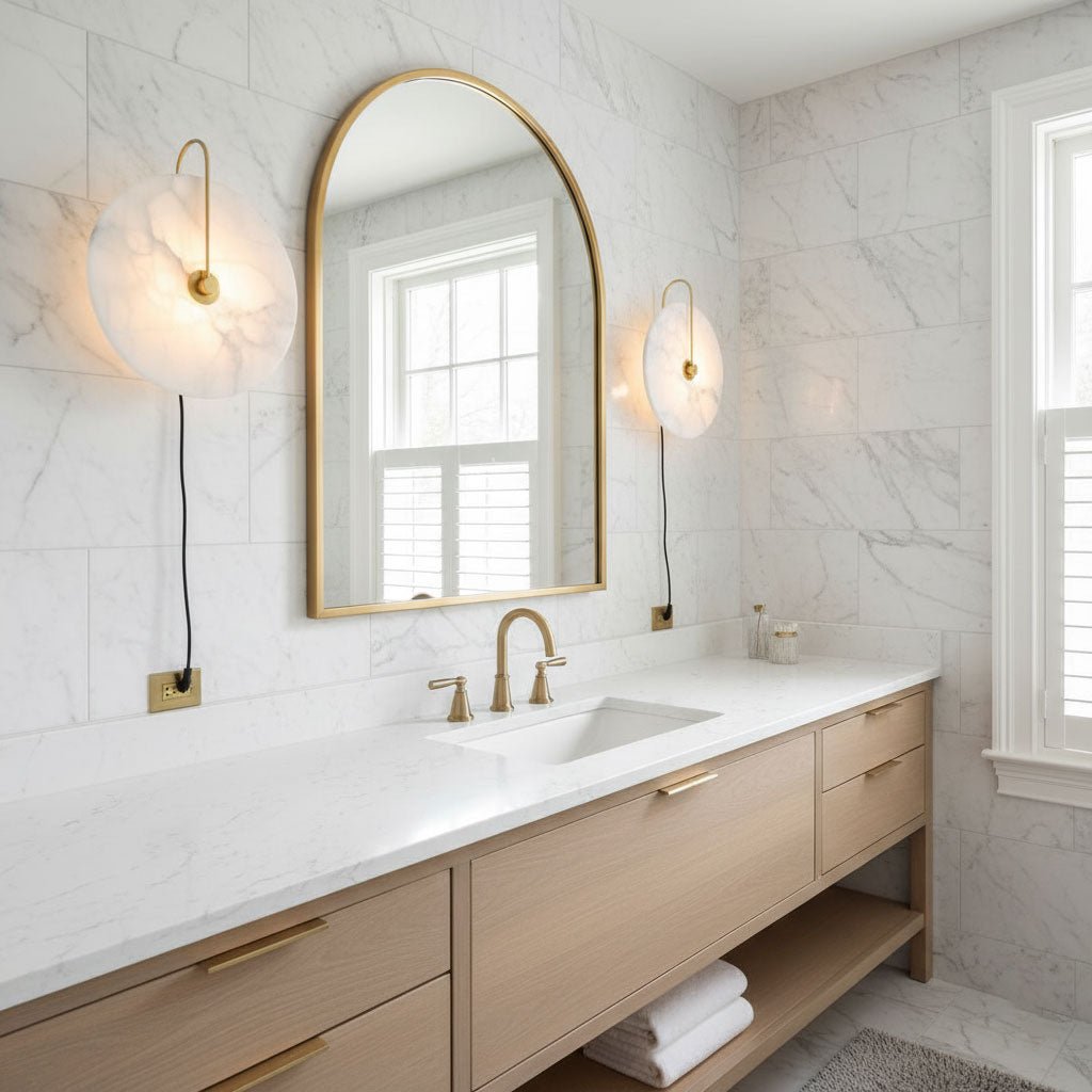 Alabaster LED Plug-In Wall Lamp – detail 4