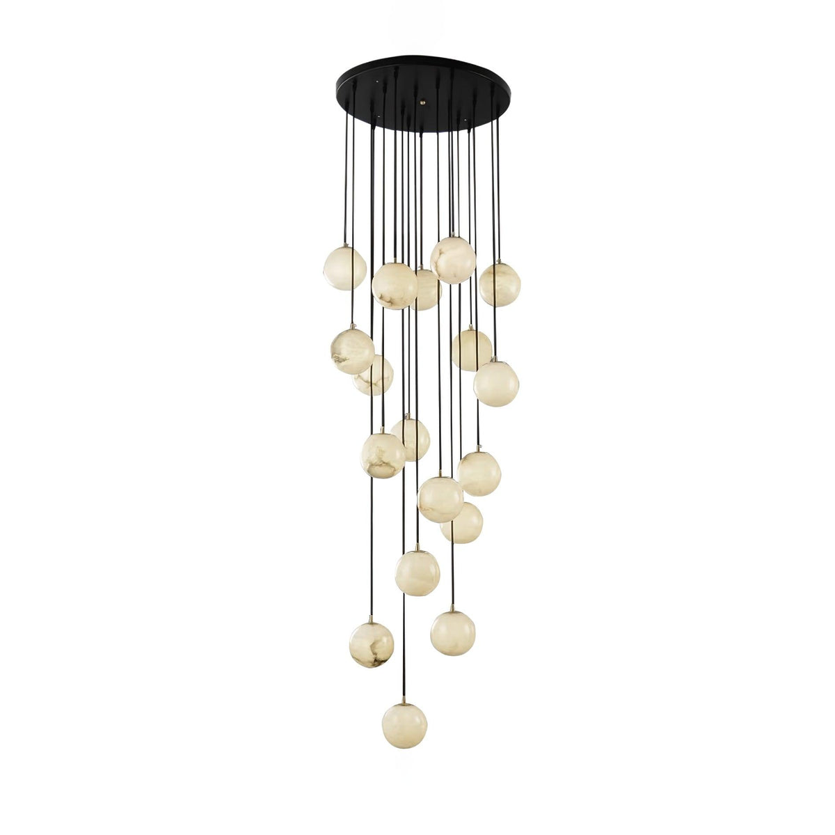 Alabaster Balls Cluster Chandelier – detail 32