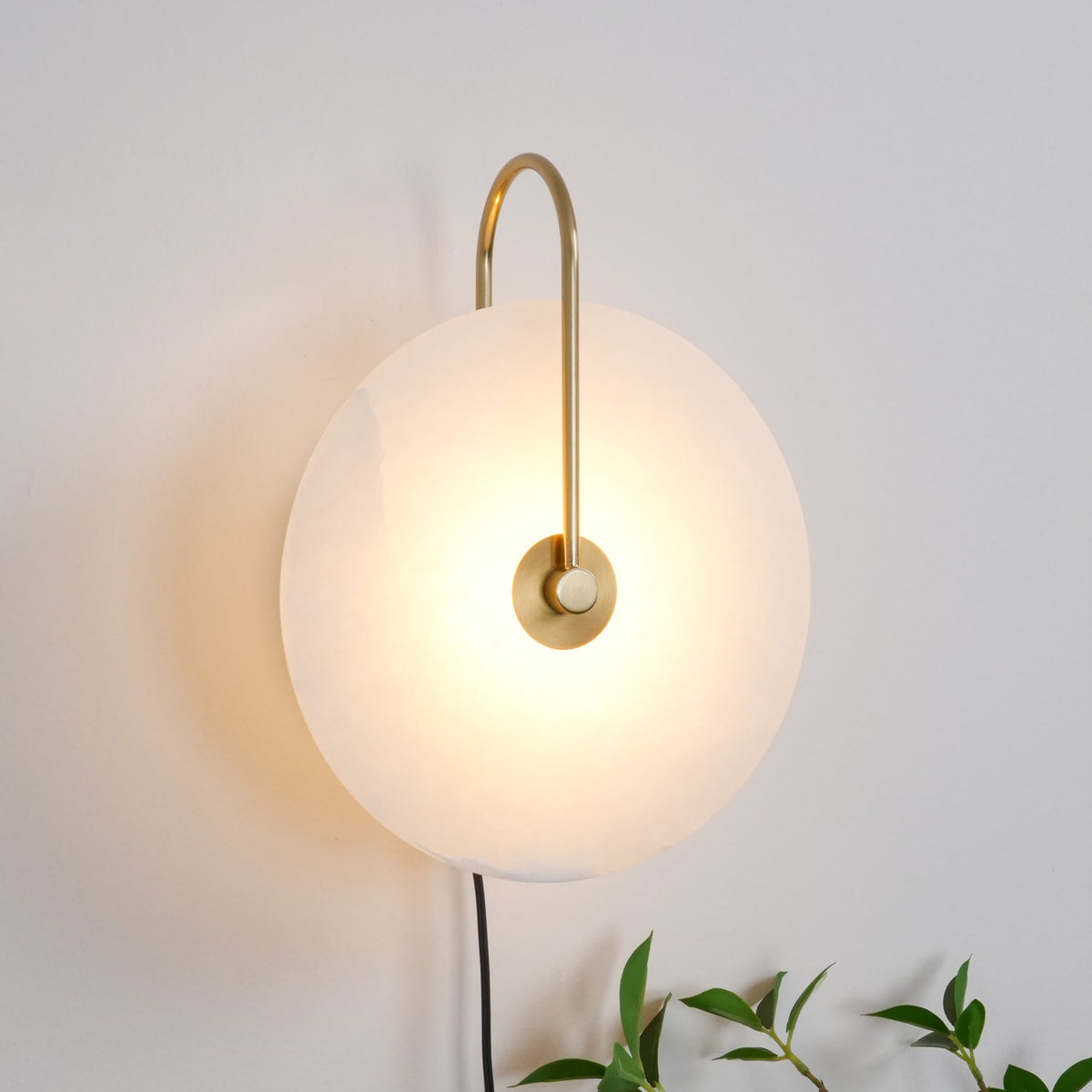 Alabaster LED Plug-In Wall Lamp – detail 12