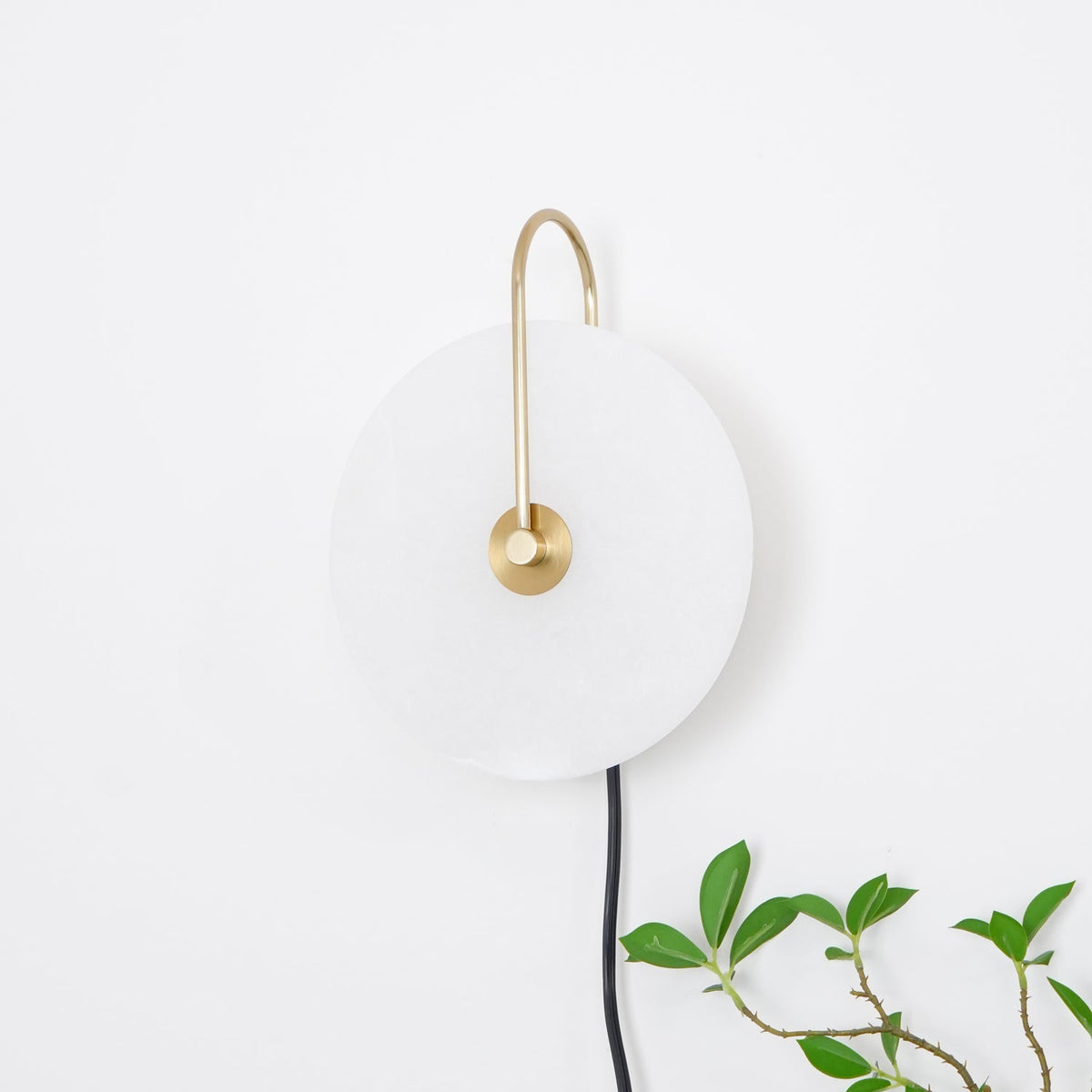 Alabaster LED Plug-In Wall Lamp – detail 15