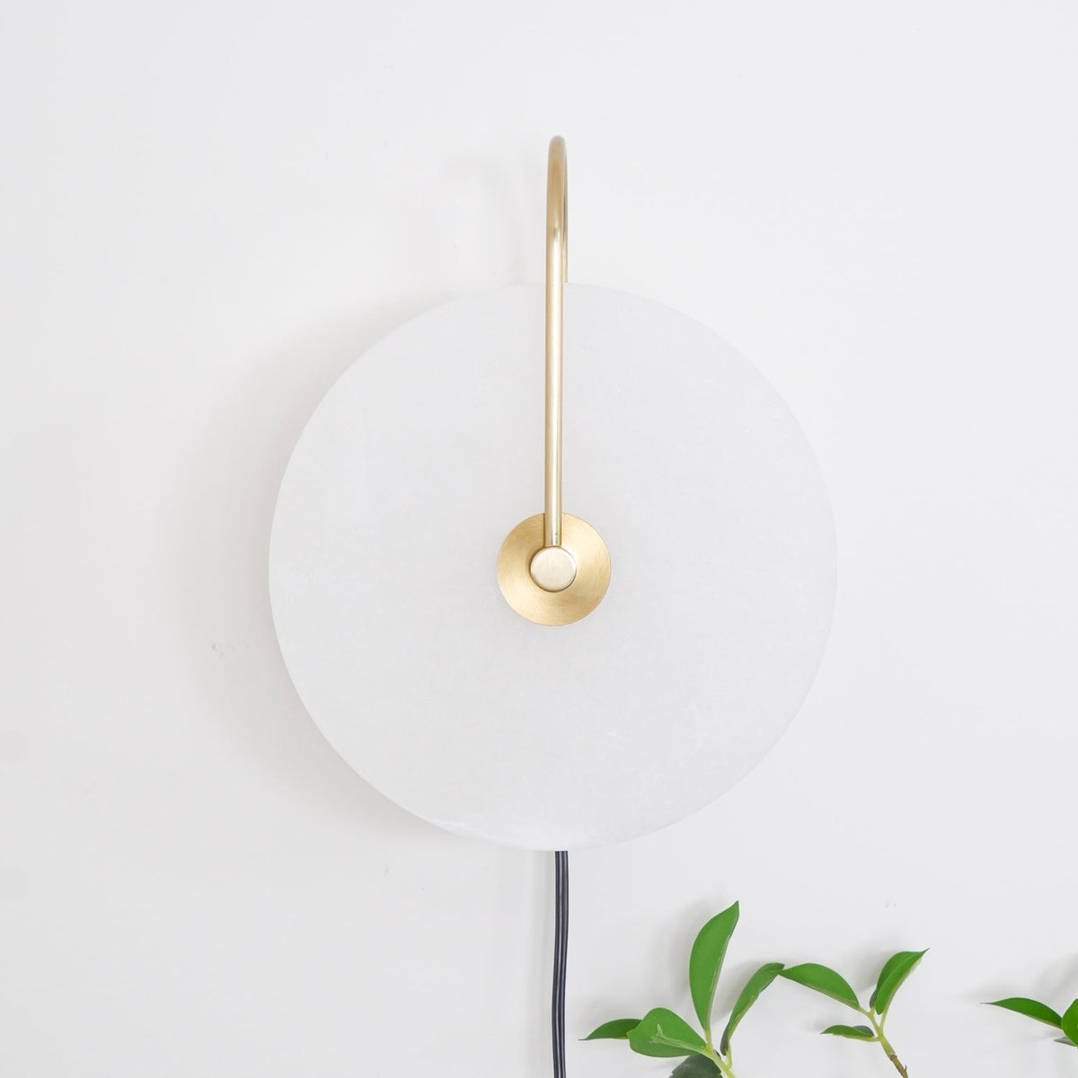 Alabaster LED Plug-In Wall Lamp – detail 14