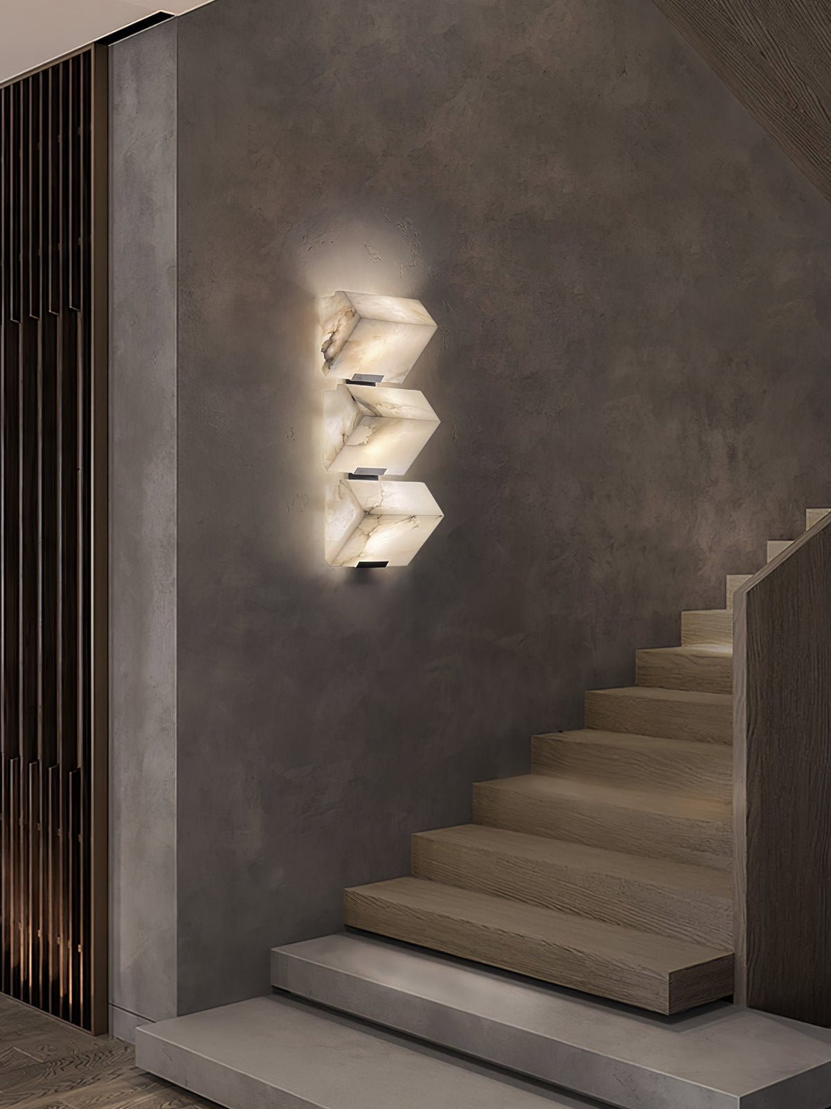 Alabaster Staircase Wall Lamp – detail 11