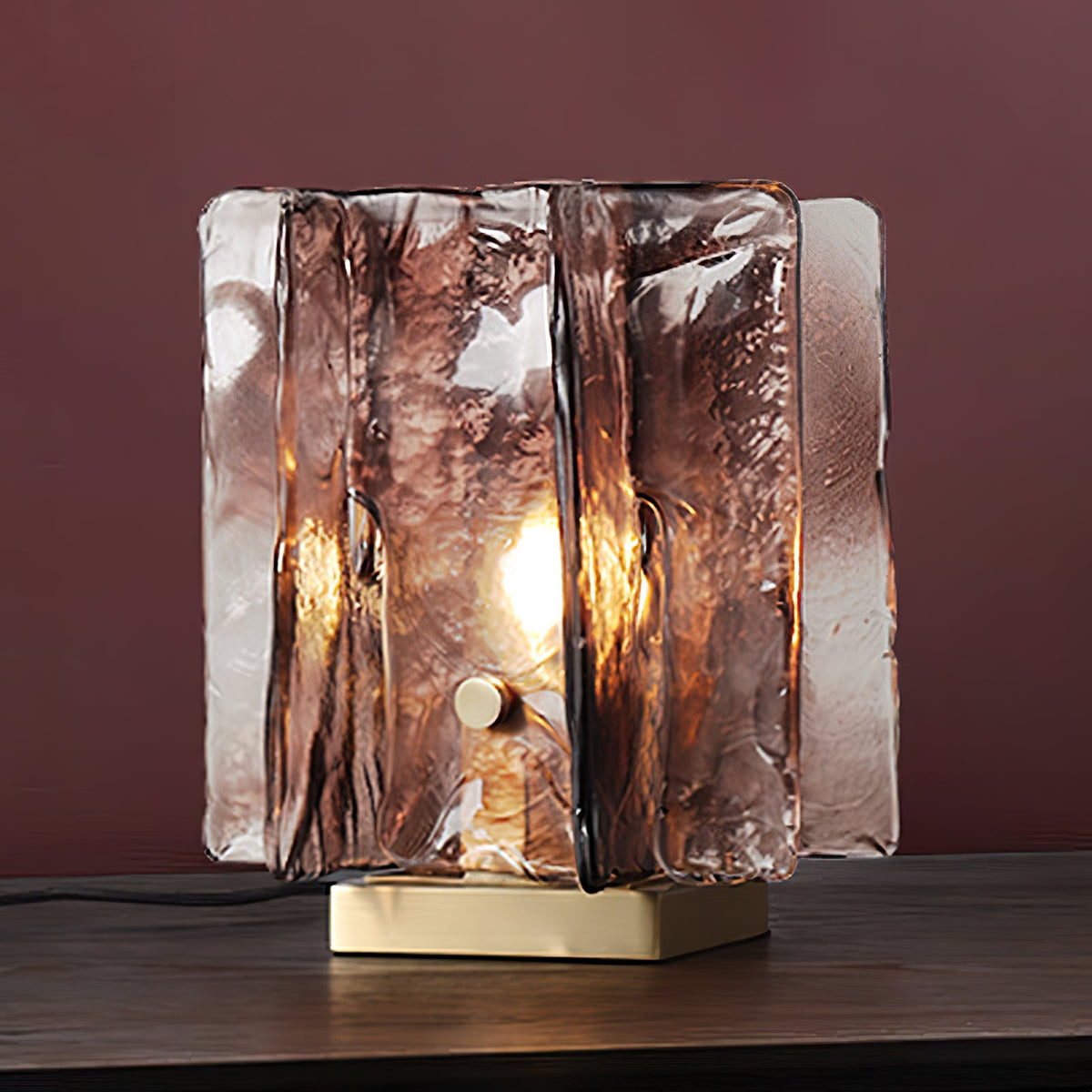 Amber Building Block Table Lamp - Vakkerlight