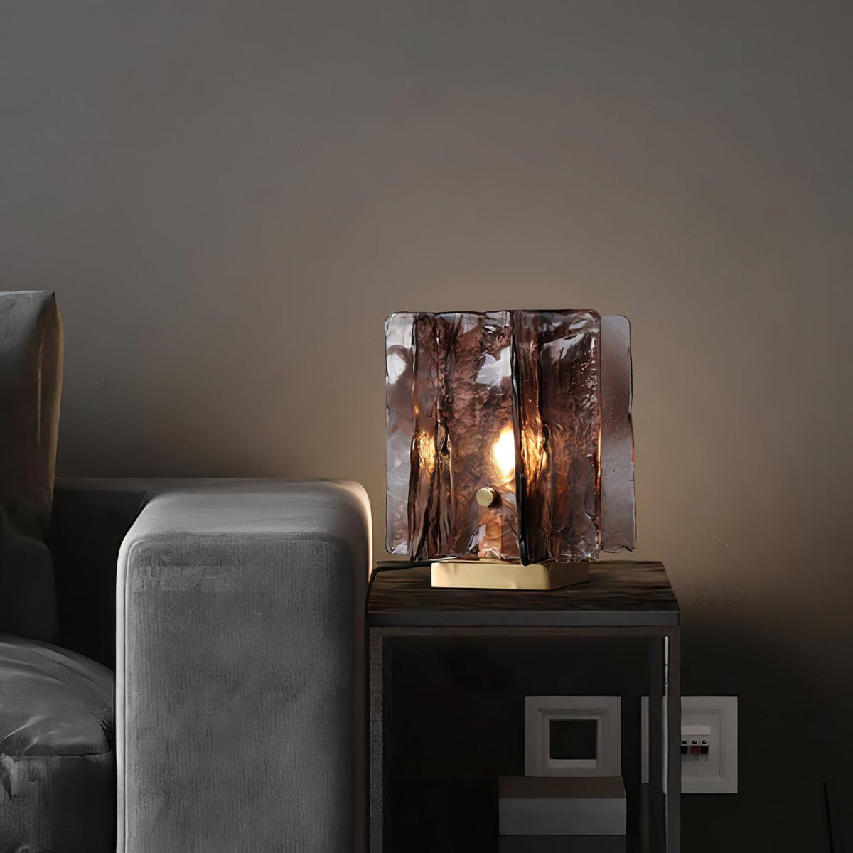 Amber Building Block Table Lamp – detail 30