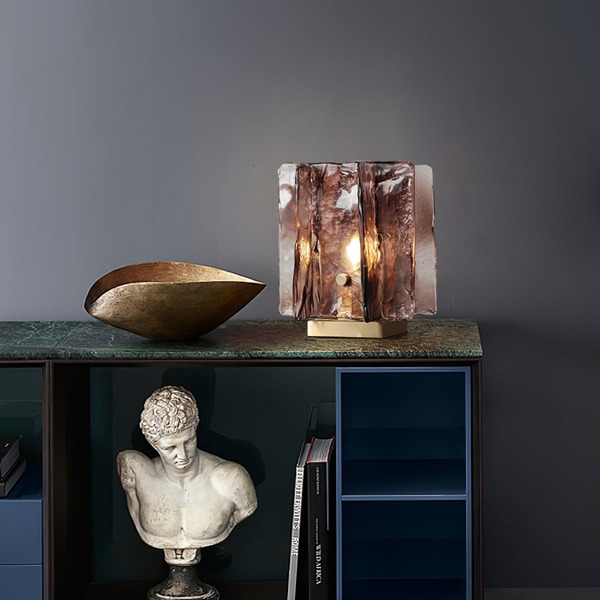 Amber Building Block Table Lamp - Vakkerlight