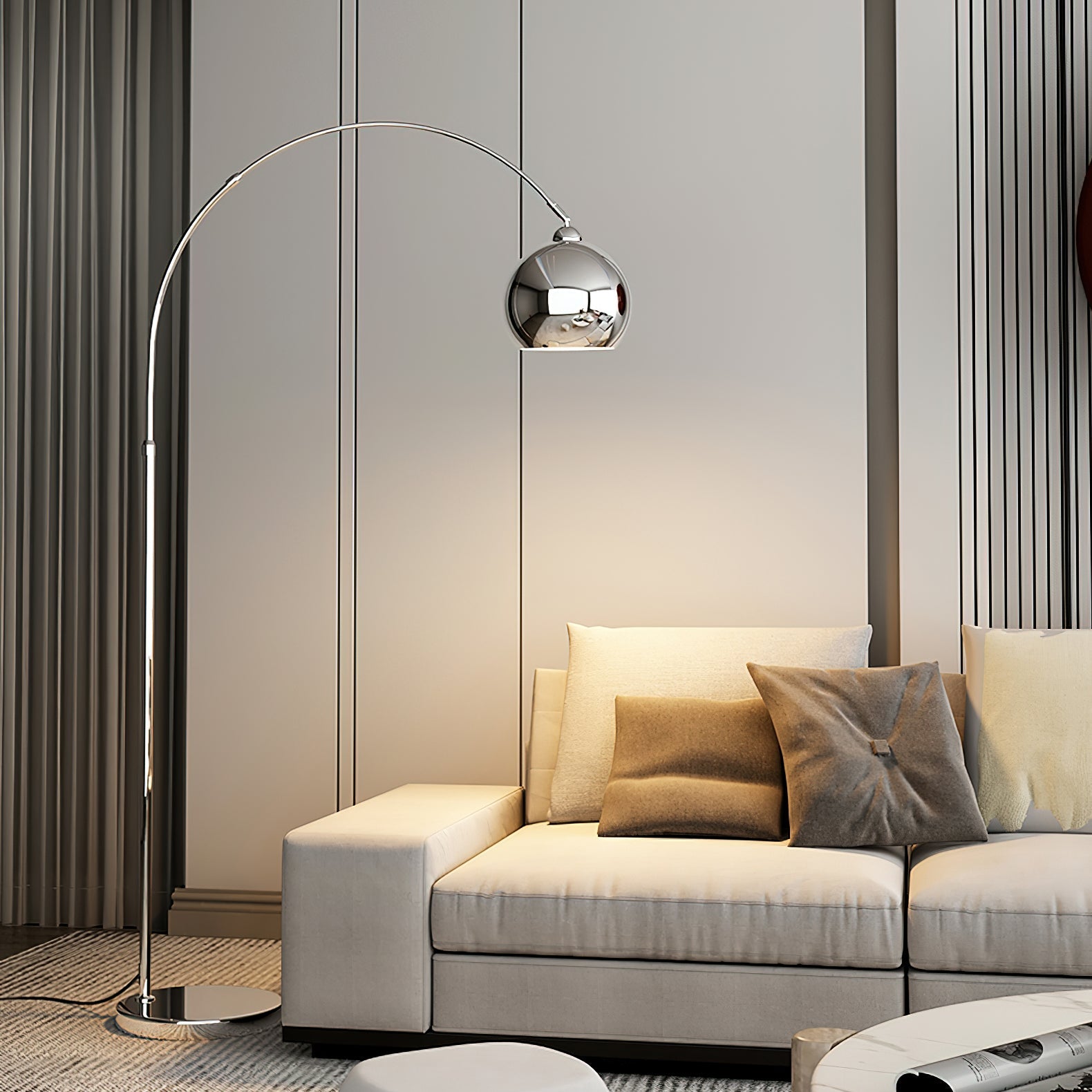 Paxvenay Modern Floor Lamp