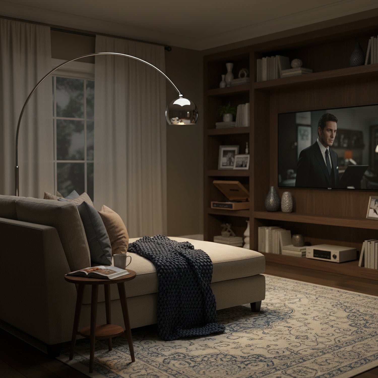 Paxvenay Modern Floor Lamp