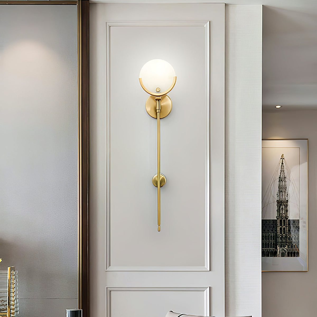 Ava Alabaster Brass Wall Lamp – detail 21