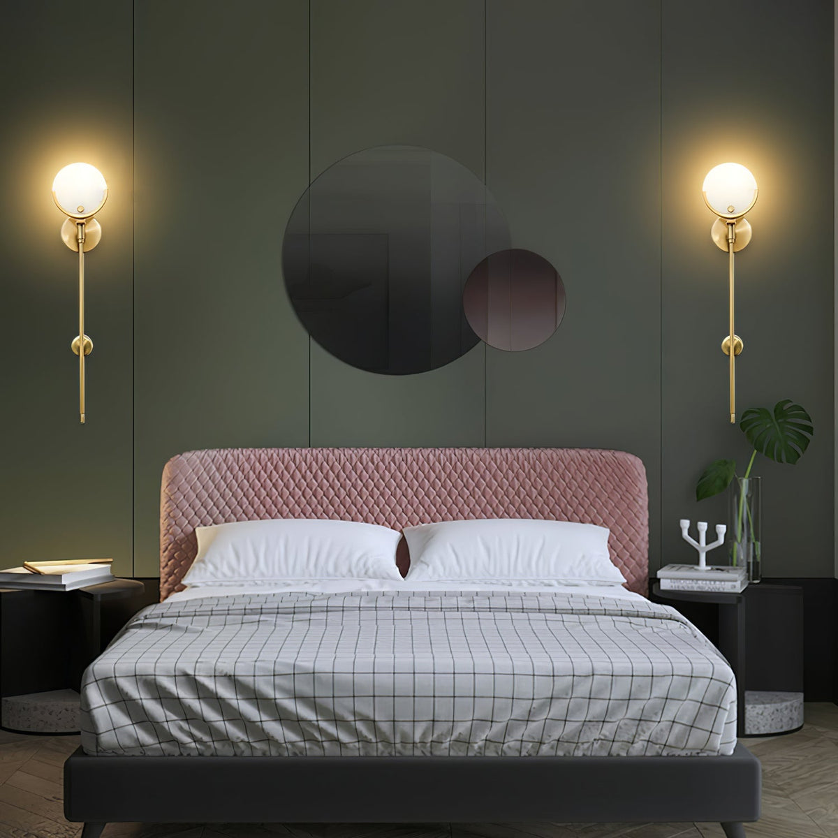 Ava Alabaster Brass Wall Lamp – detail 30