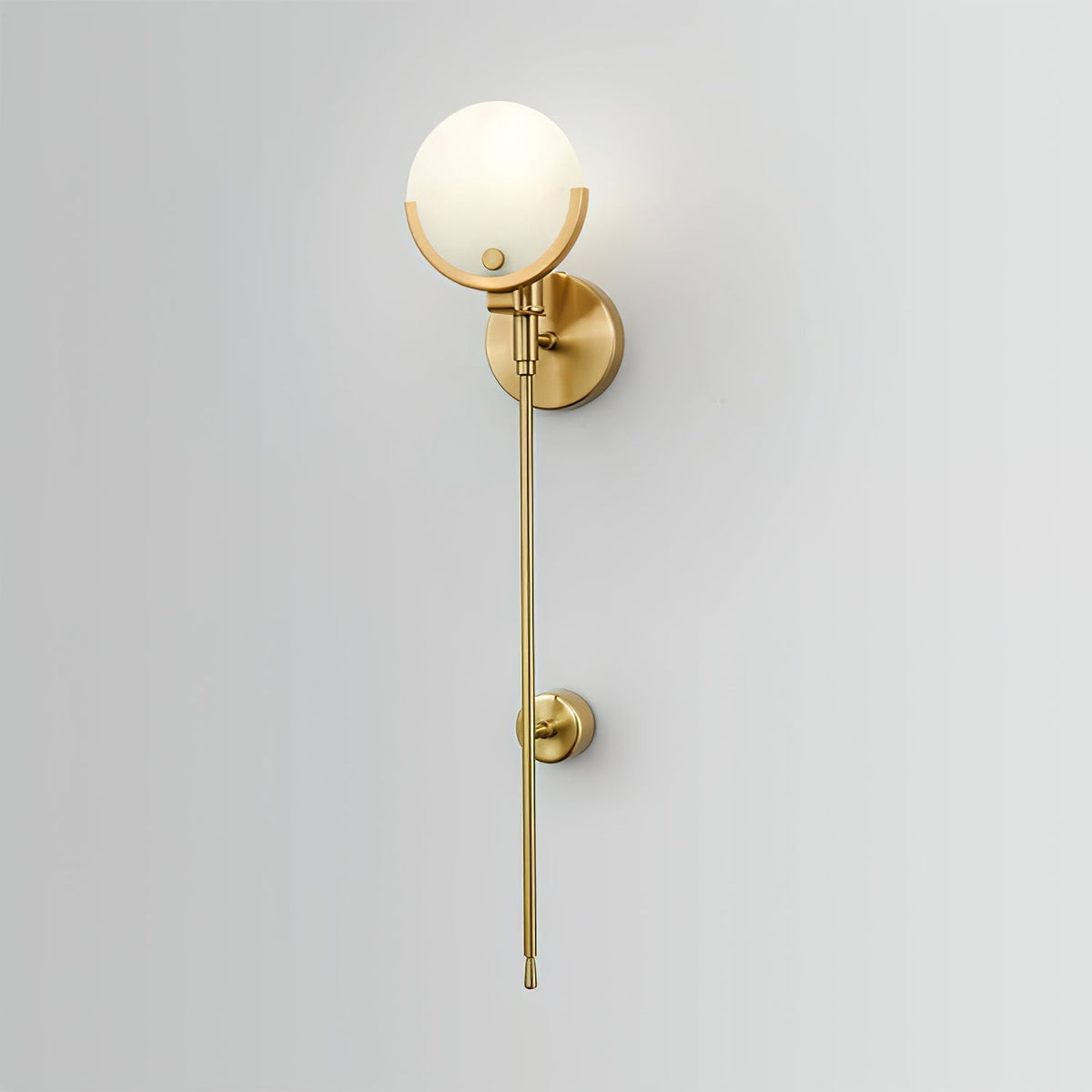 Ava Alabaster Brass Wall Lamp – detail 17
