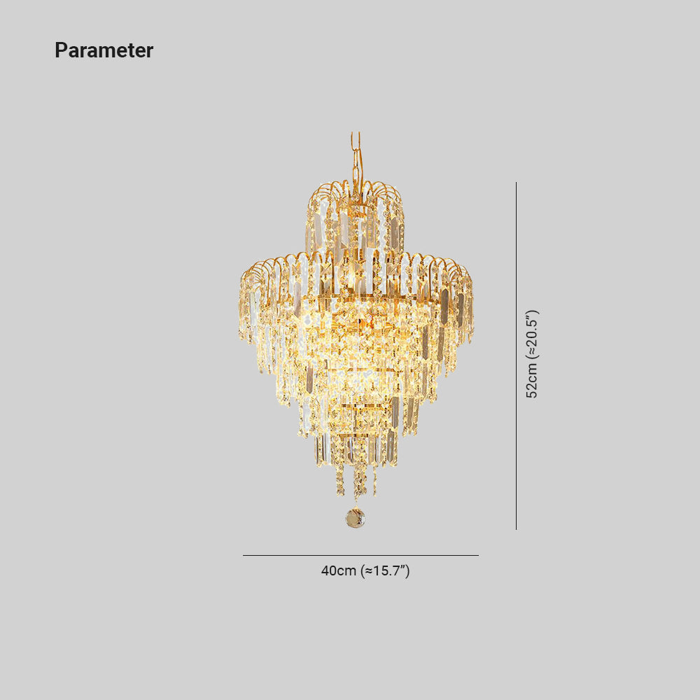 Rivalio Tiered Chandelier