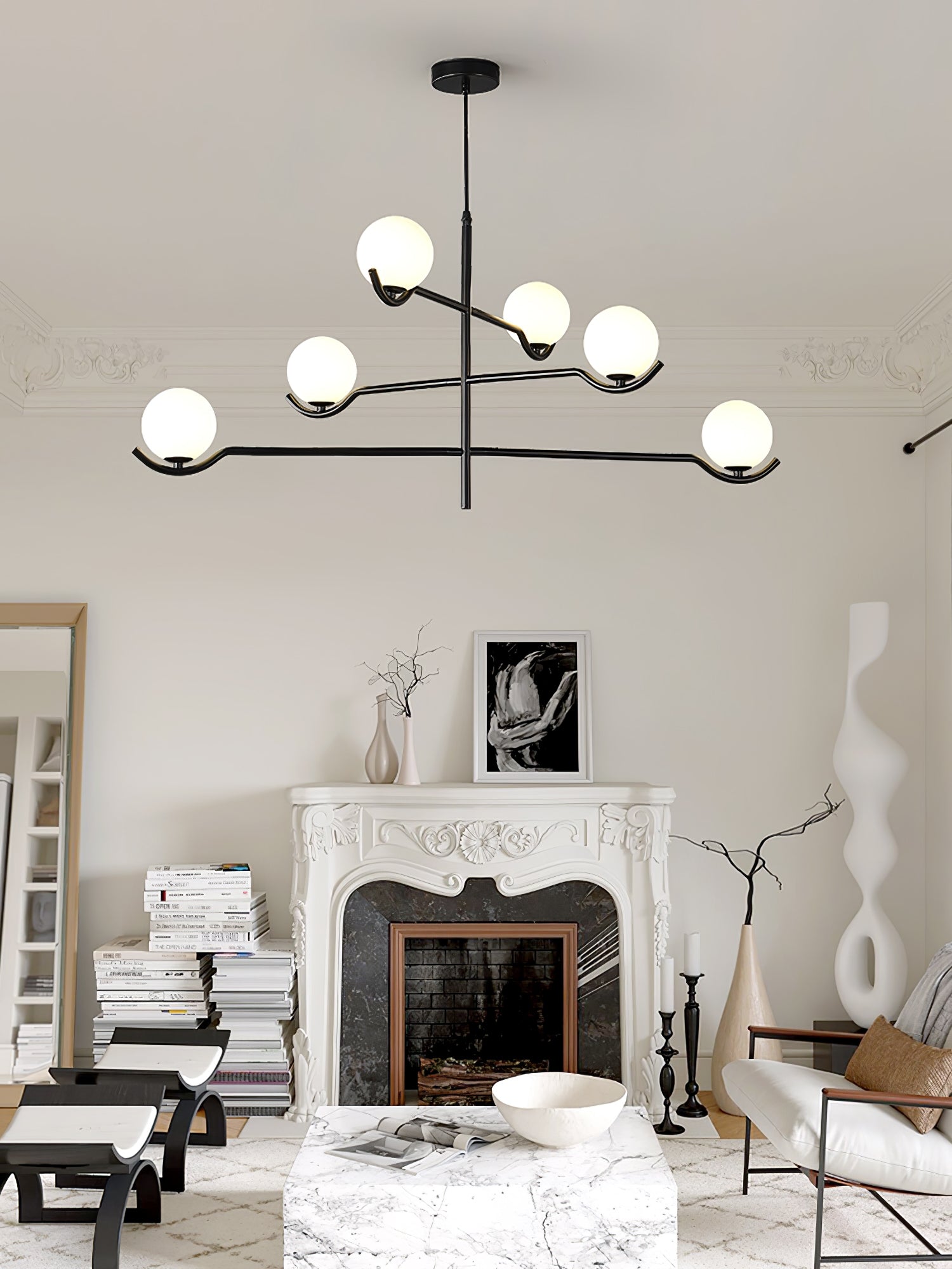 Orensonyn Globe Pendant Light