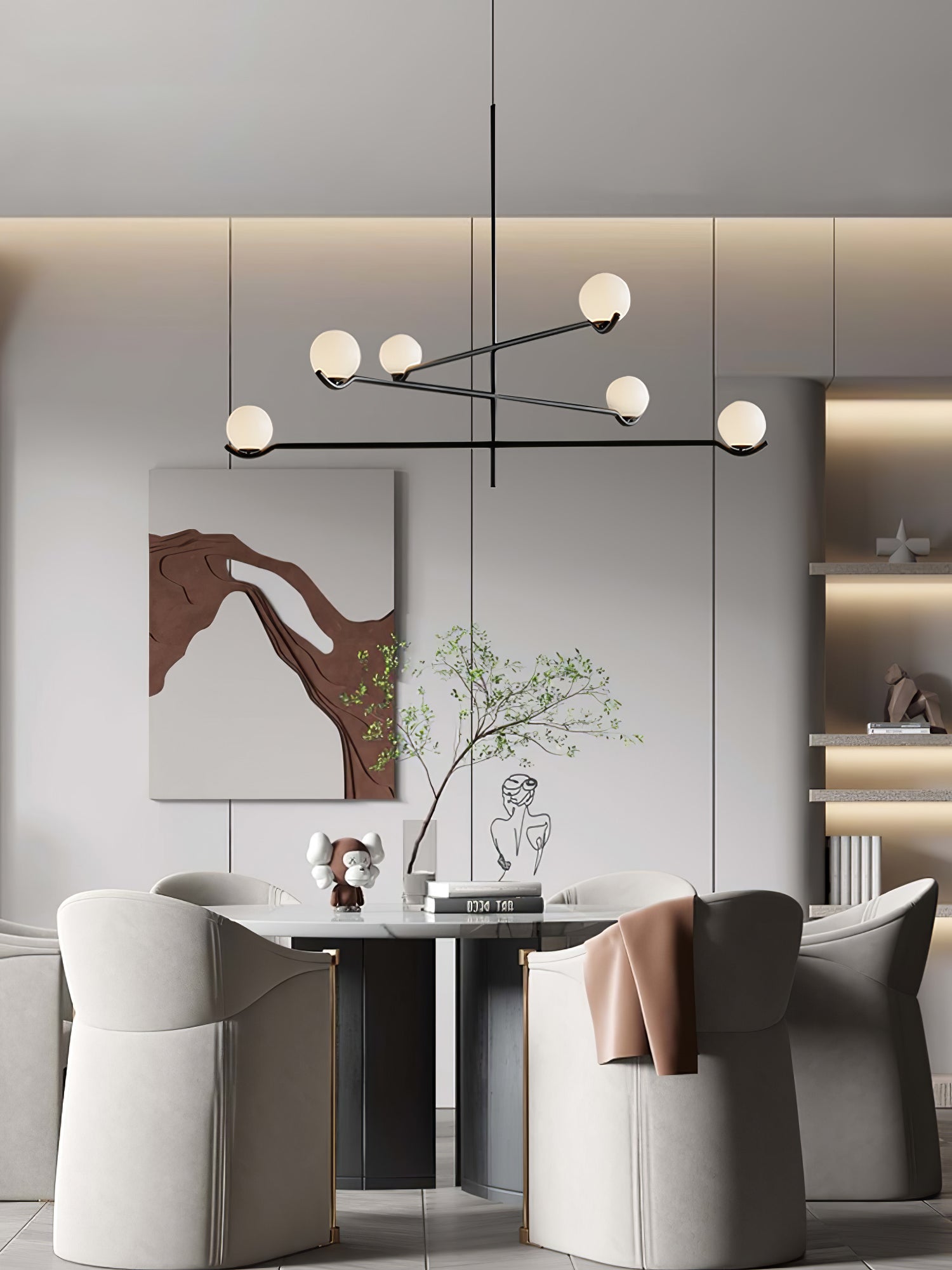 Orensonyn Globe Pendant Light