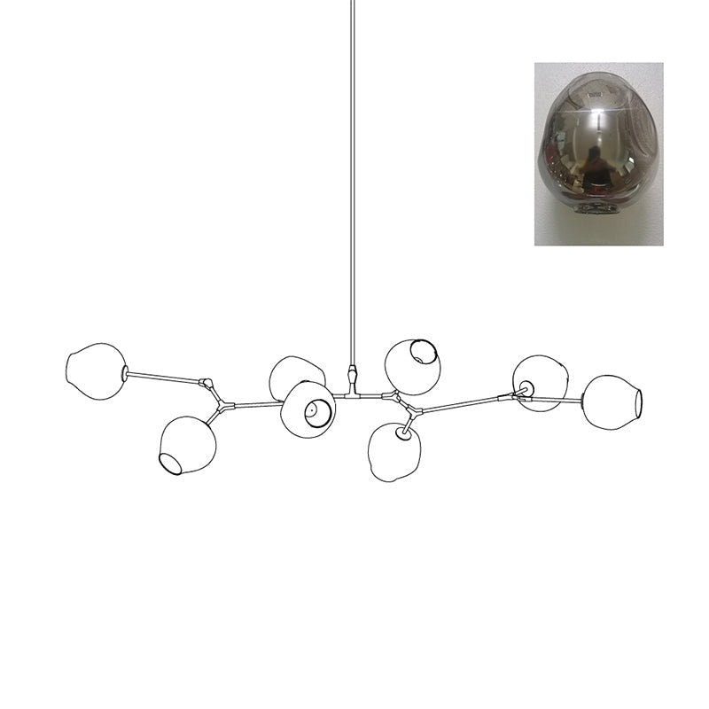 Perry Globe Horizontal Chandelier – detail 36