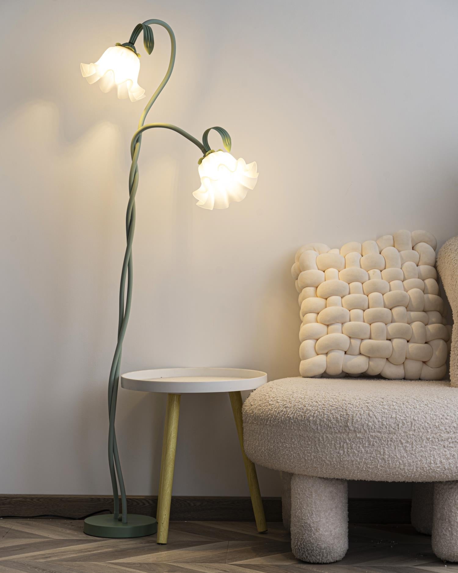 Talivay Floral Floor Lamp