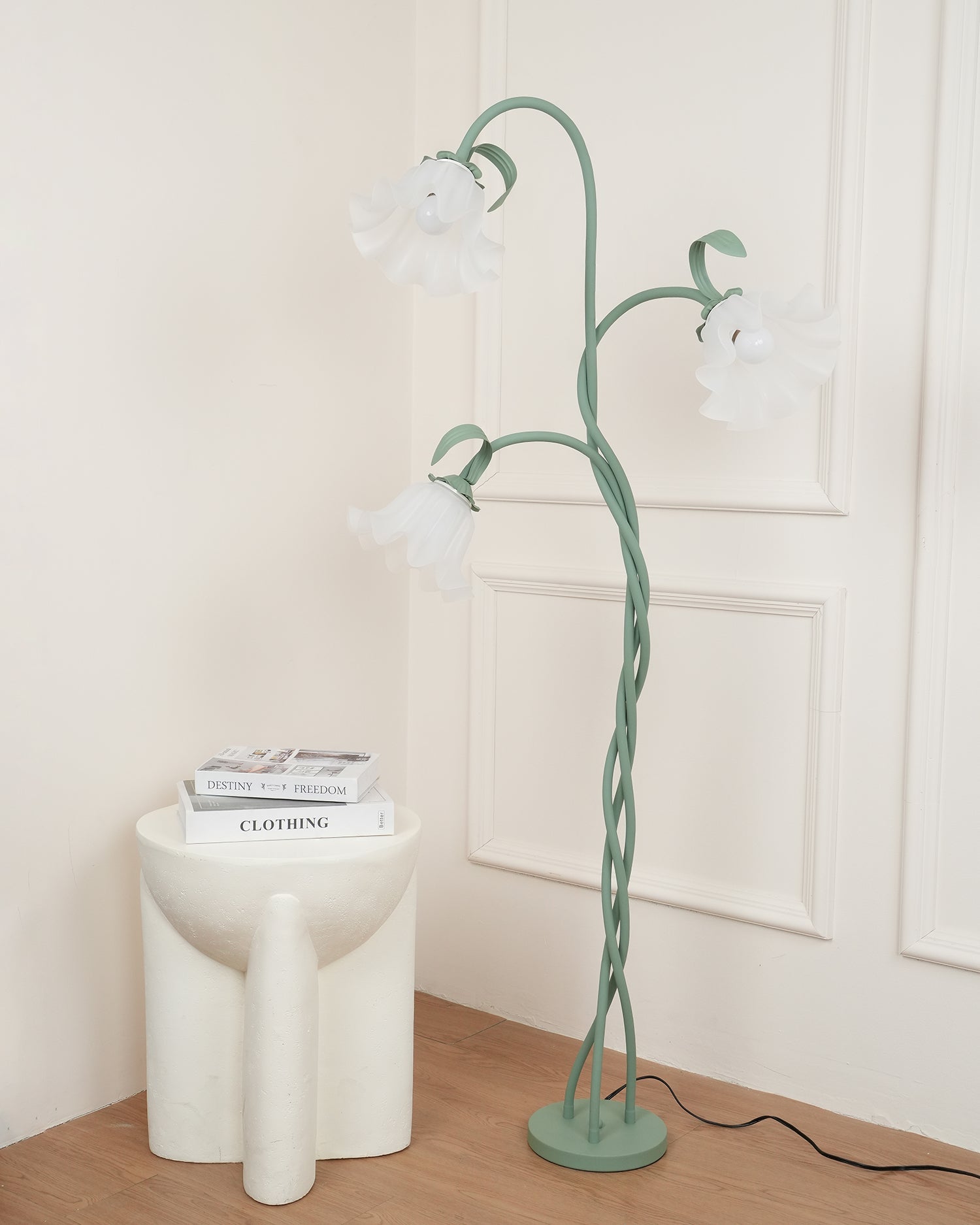 Talivay Floral Floor Lamp