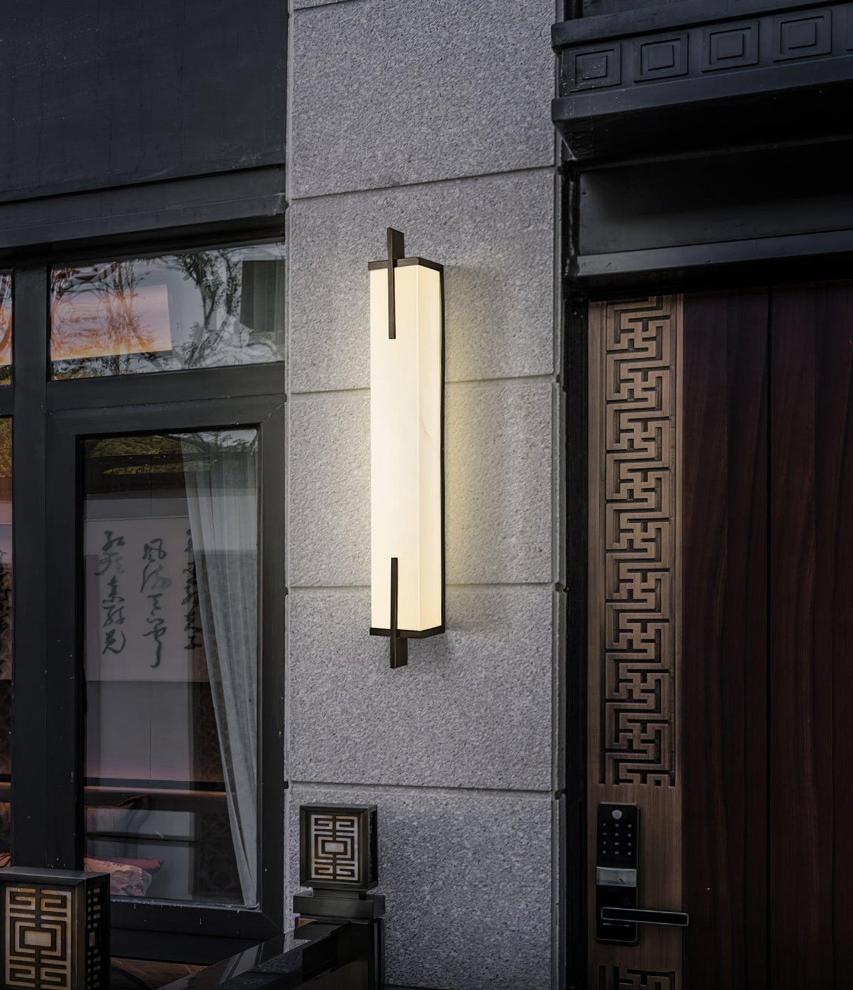 Calliope Alabaster Wall Sconce – detail 18
