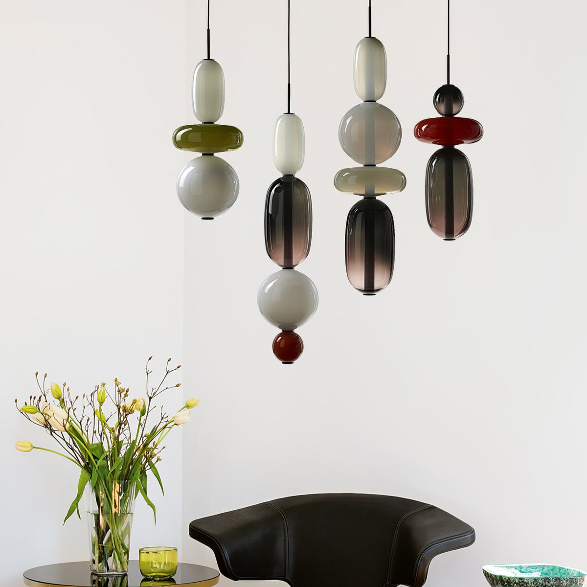 Candied Glass Combo Pendant Light – detail 3