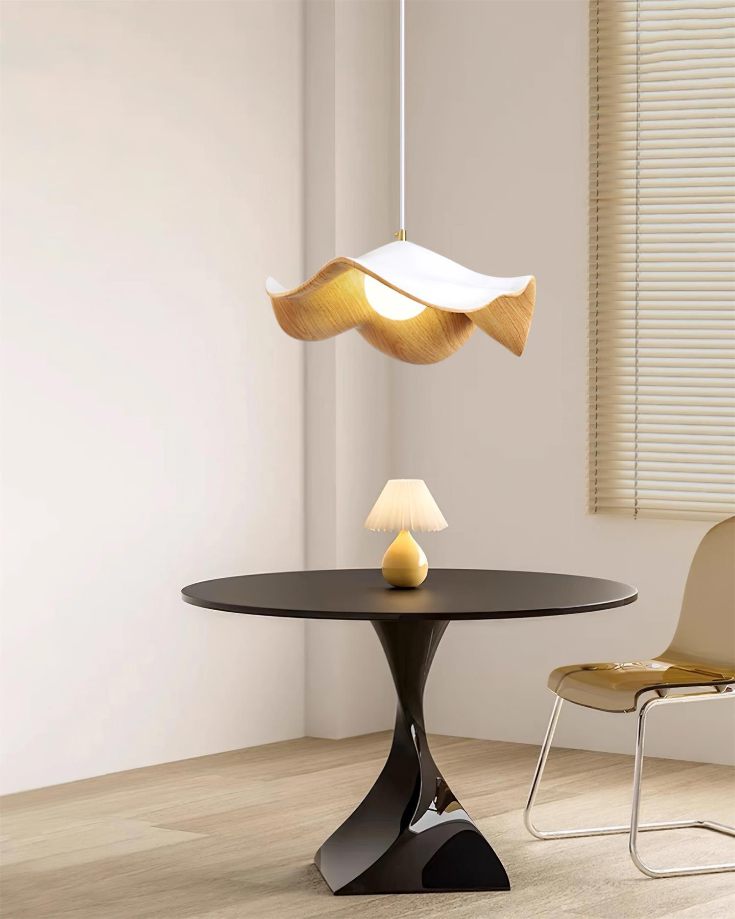 Zane Lotus Plug In Pendant Light