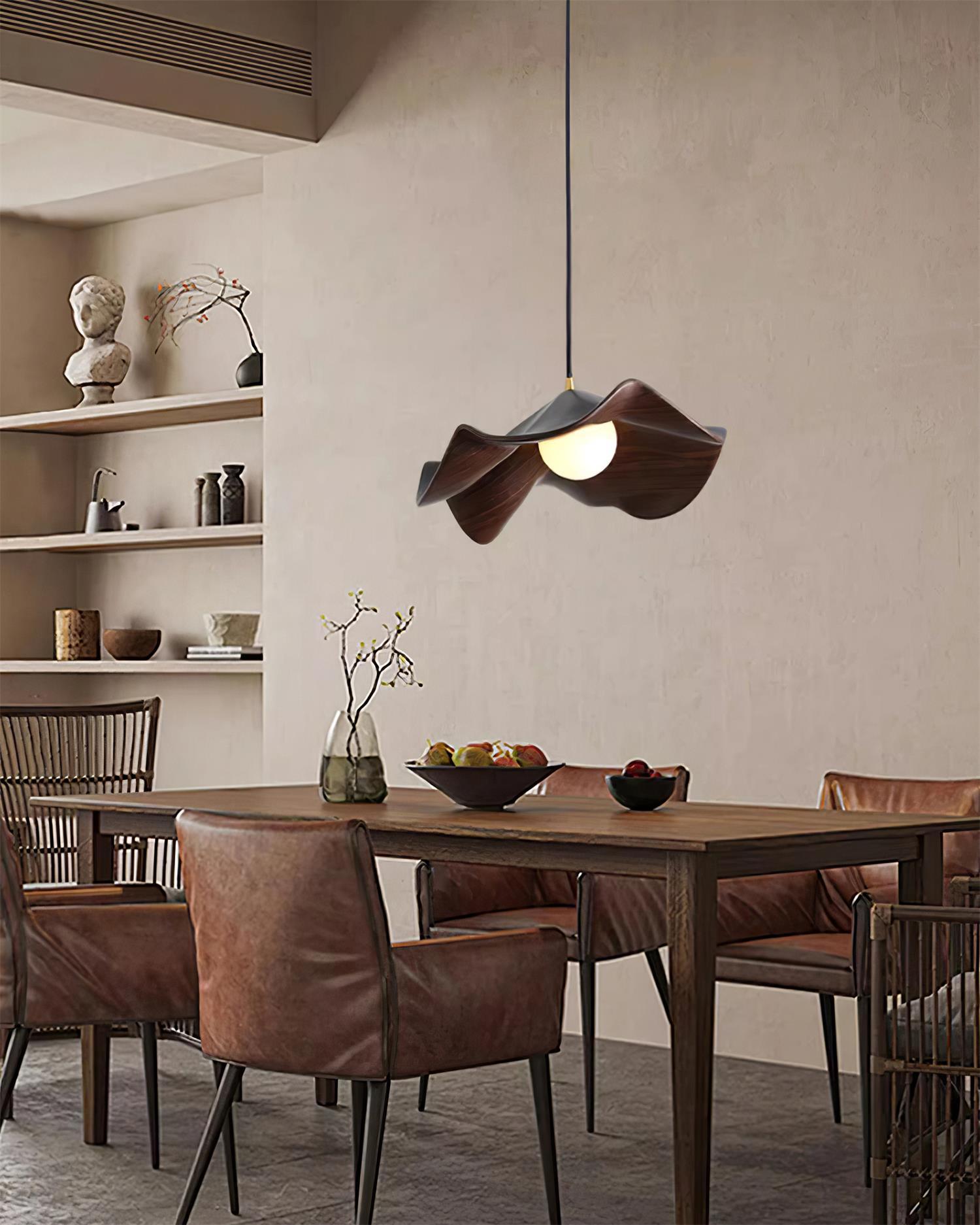 Zane Lotus Plug In Pendant Light