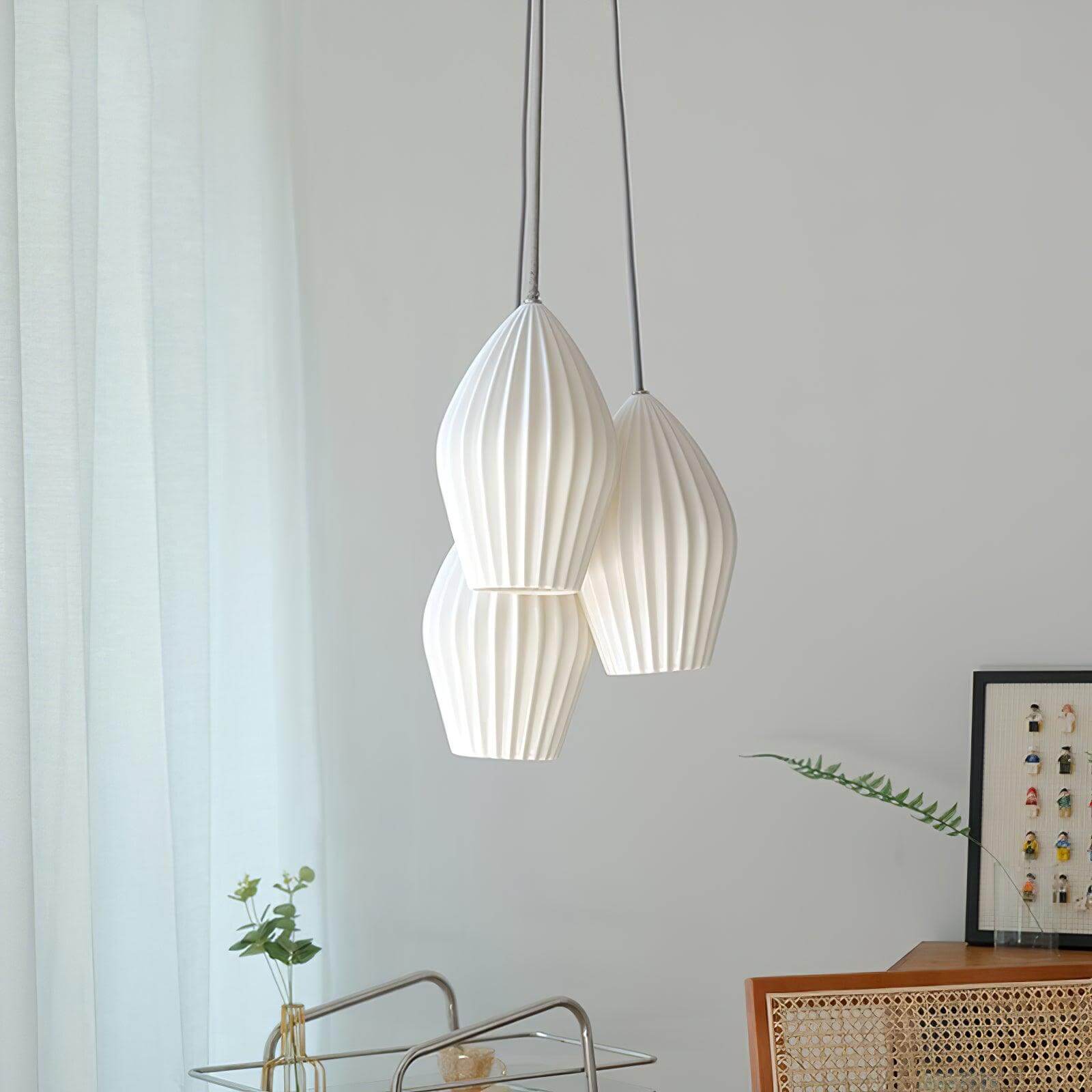 Torri Ribbed Pendant Light