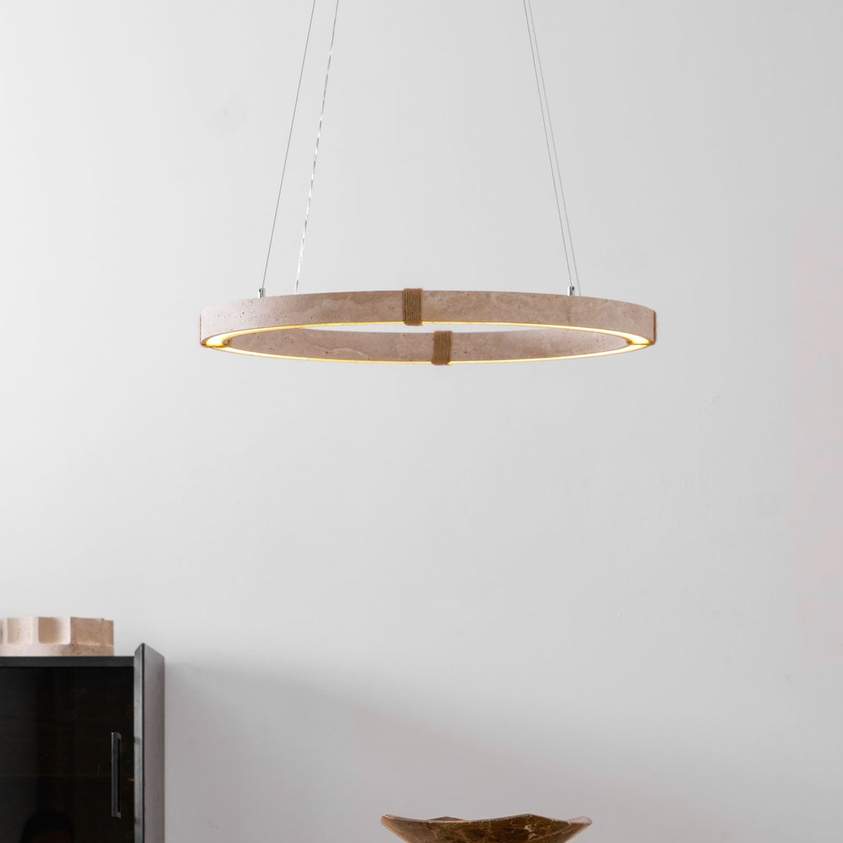 Circle Travertine Pendant Lamp – detail 25