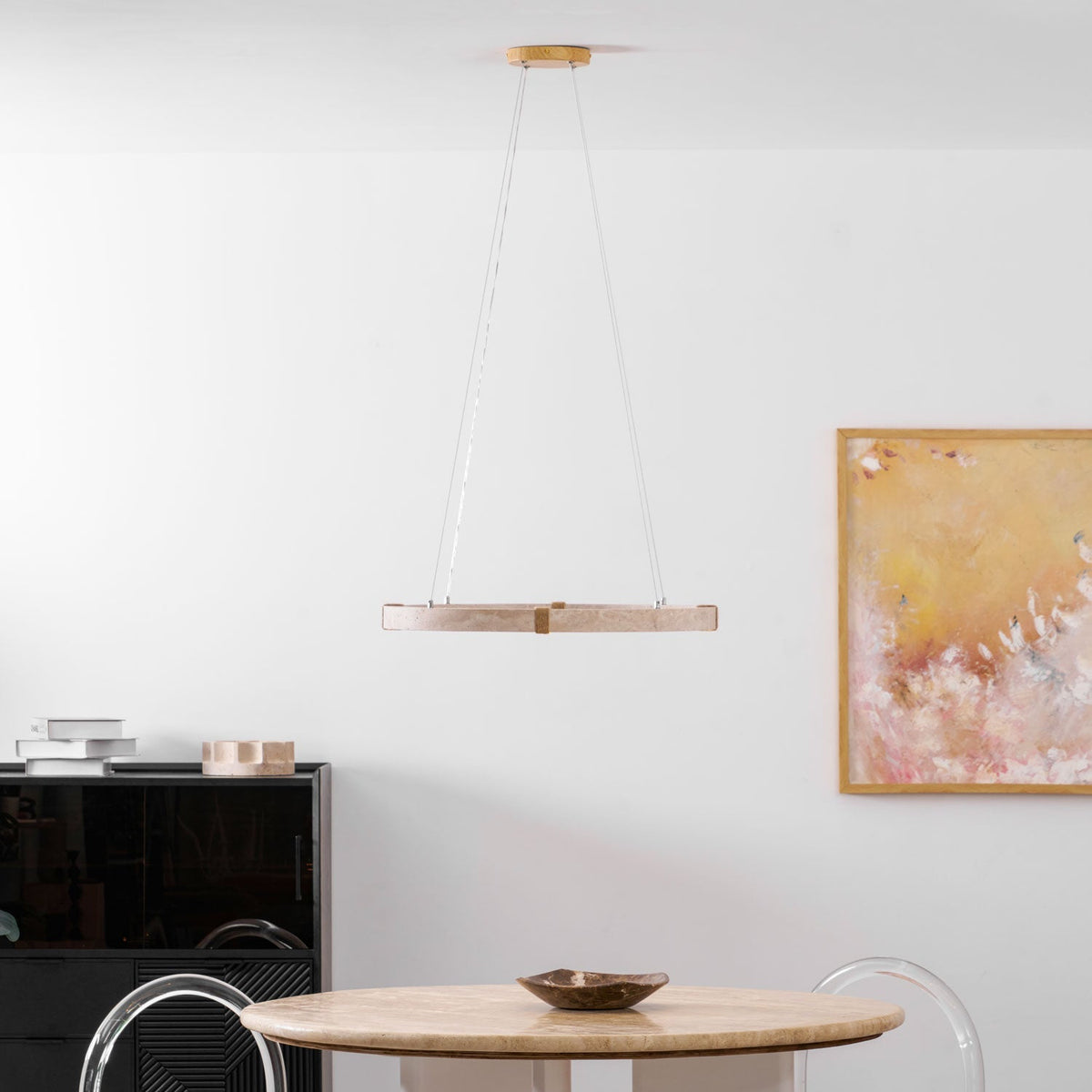 Circle Travertine Pendant Lamp – detail 23