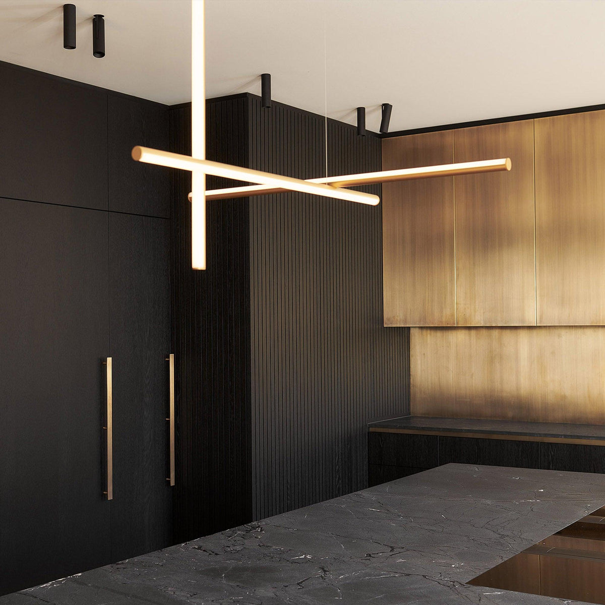 Gridline Linear Chandelier – detail 30