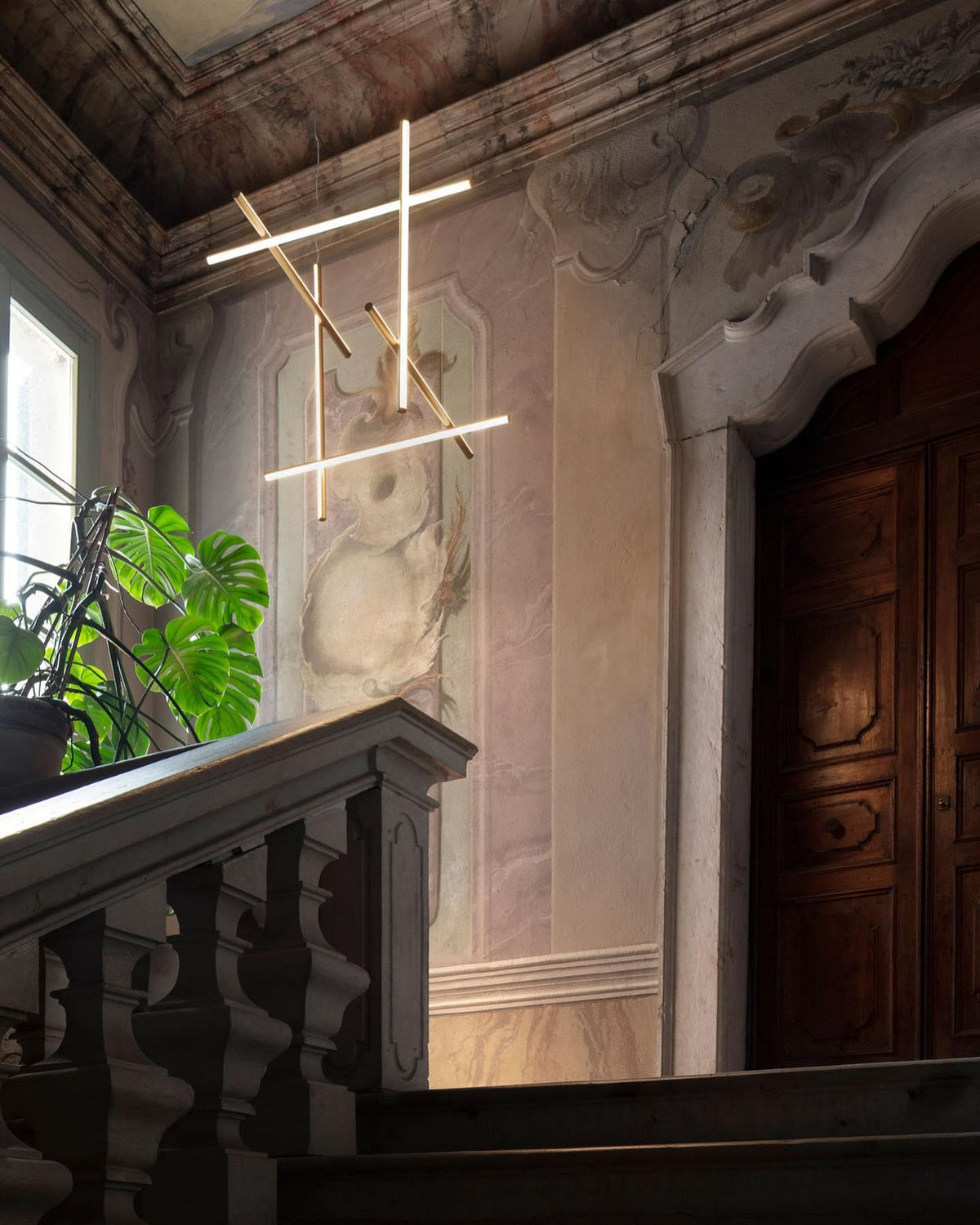 Gridline Linear Chandelier – detail 35