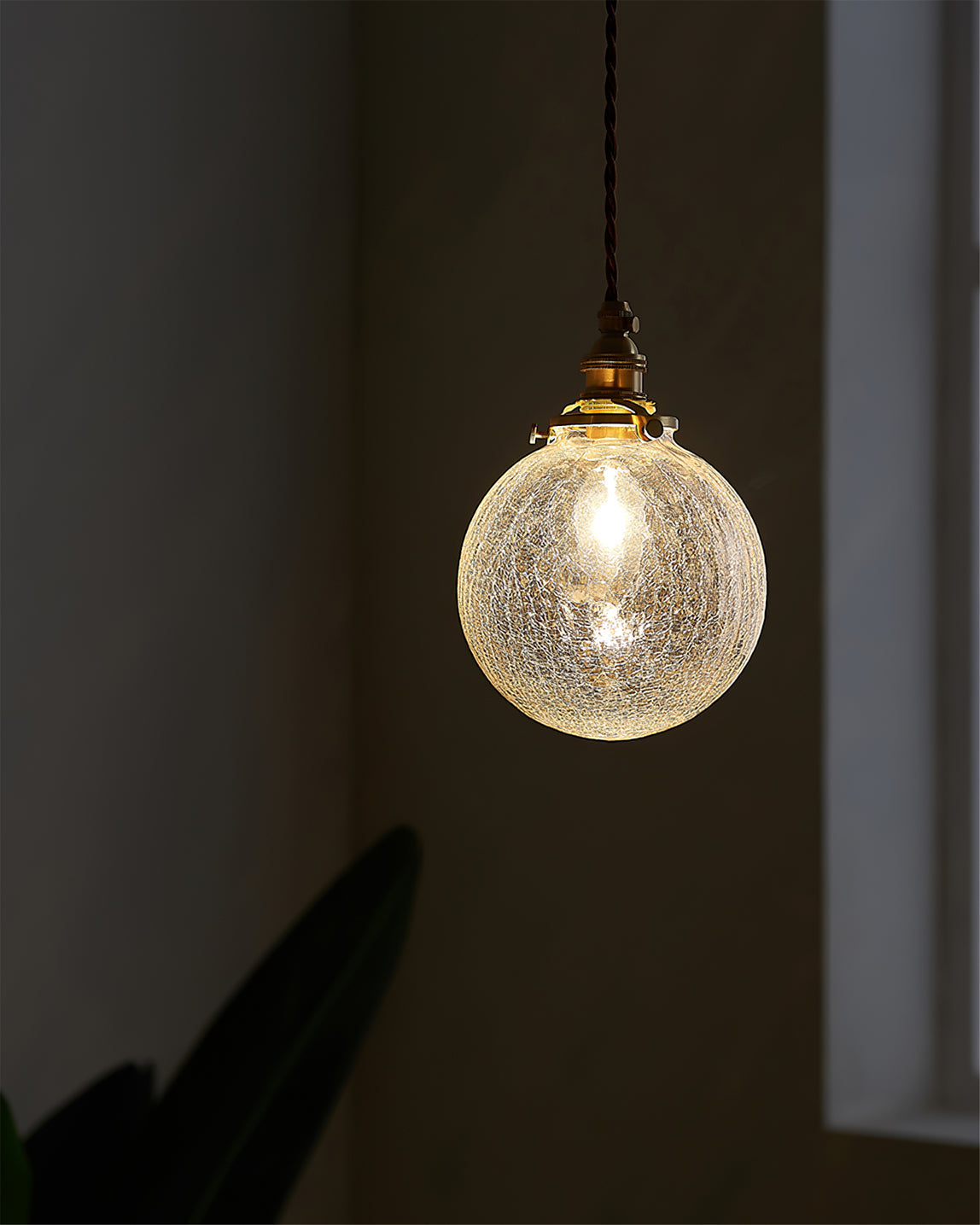 Crackle Glass Pendant Light – detail 9