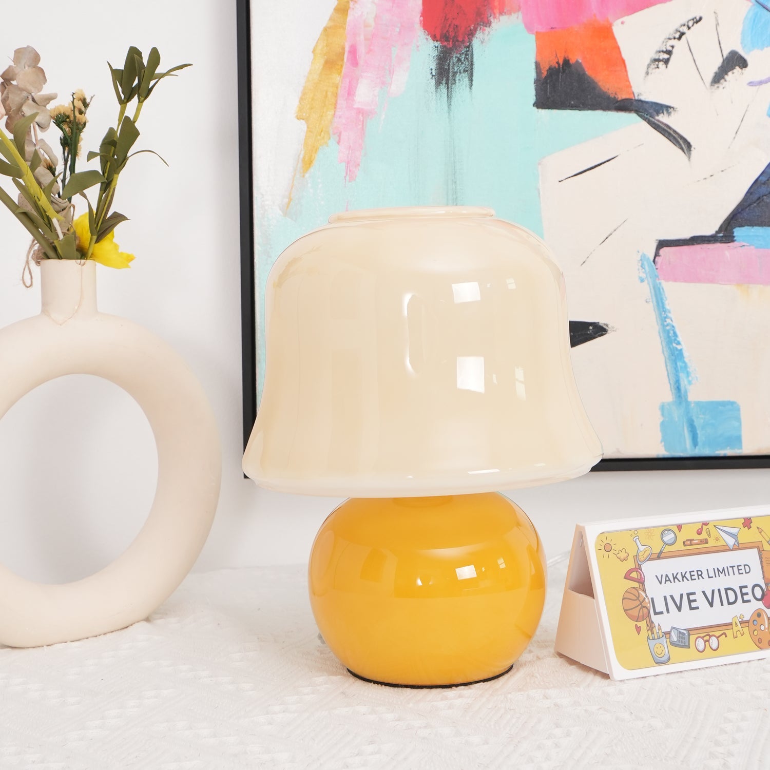 Noldenay Mushroom Table Lamp