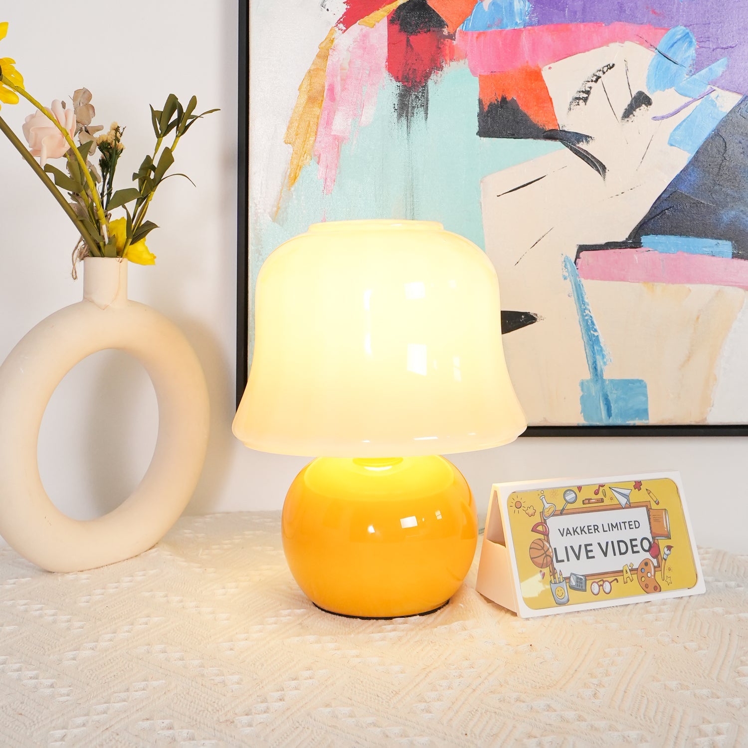 Noldenay Mushroom Table Lamp