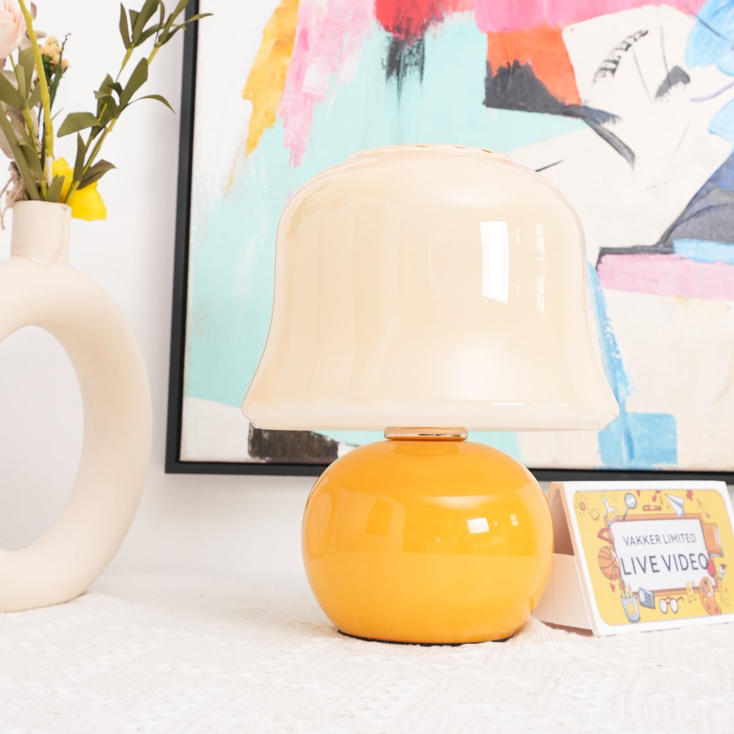 Noldenay Mushroom Table Lamp