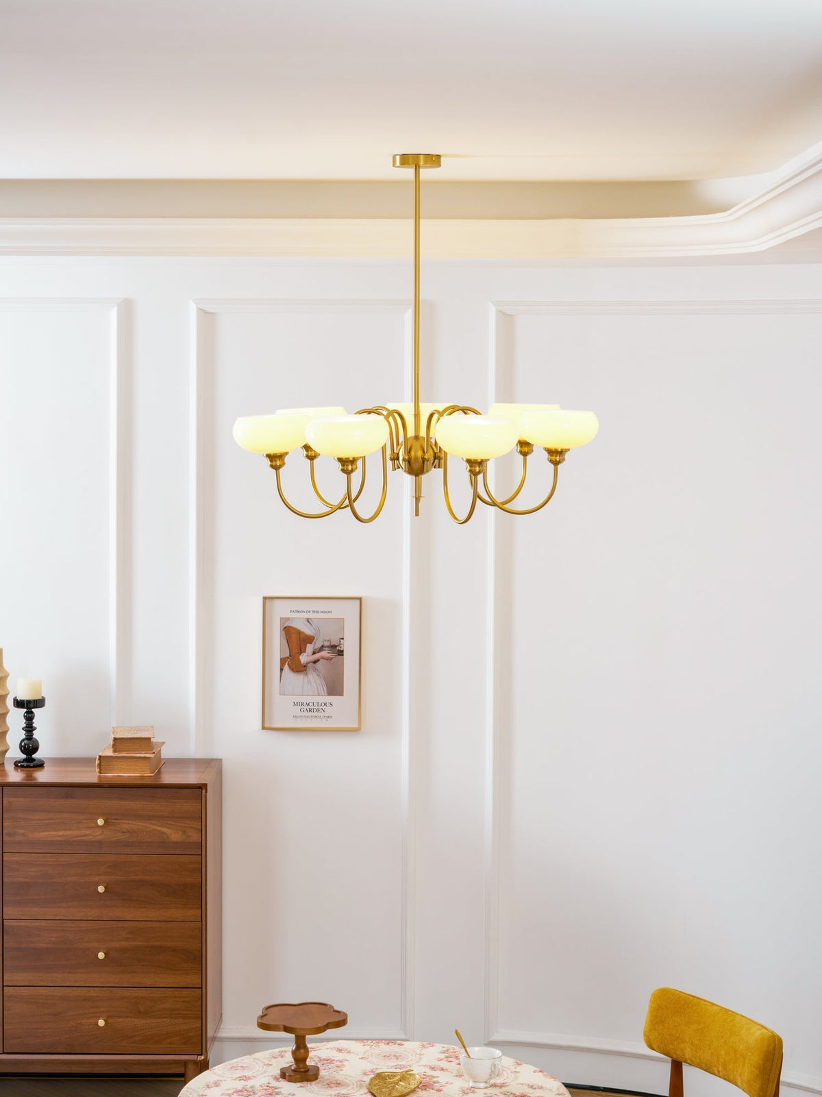 Creamy Persimmon Chandelier - Vakkerlight