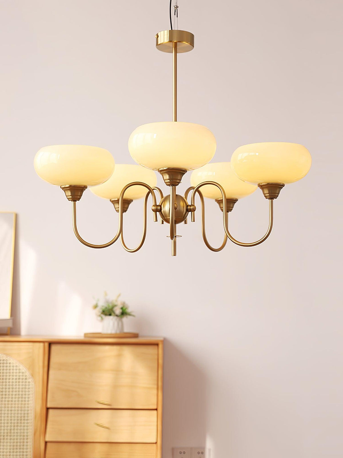 Creamy Persimmon Chandelier – detail 37